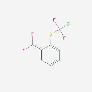 B6312381 2-(Chlorodifluoromethylthio)benzodifluoride CAS No. 1357624-00-0