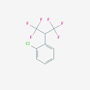 molecular formula C9H5ClF6 B6312435 2-(2H-Hexafluoroisopropyl)chlorobenzene CAS No. 1357625-96-7