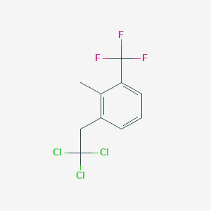 molecular formula C10H8Cl3F3 B6312523 2-(2,2,2-Trichloroethyl)-6-(trifluoromethyl)toluene CAS No. 1357625-89-8