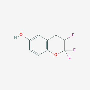 molecular formula C9H7F3O2 B6312576 6-Hydroxy-2,2,3-trifluorochroman CAS No. 1357625-90-1
