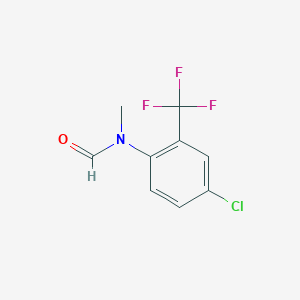 molecular formula C9H7ClF3NO B6312667 4-Chloro-2-(trifluoromethyl)-N-methylformanilide CAS No. 1357626-69-7