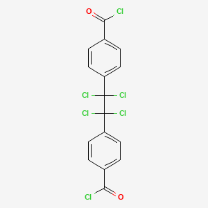 molecular formula C16H8Cl6O2 B6312721 4,4'-(Tetrachloroethane-1,2-diyl)bisbenzoyl chloride CAS No. 50560-08-2