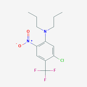 molecular formula C13H16ClF3N2O2 B6312739 N,N-Dipropyl-5-chloro-2-nitro-4-trifluoromethylaniline CAS No. 35232-69-0