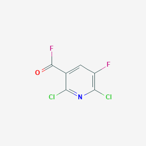molecular formula C6HCl2F2NO B6312740 2,6-Dichloro-5-fluoropyridine-3-carbonyl fluoride CAS No. 1357624-78-2