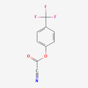 molecular formula C9H4F3NO2 B6312749 4-Trifluoromethylphenyl cyanoformate CAS No. 1357625-12-7