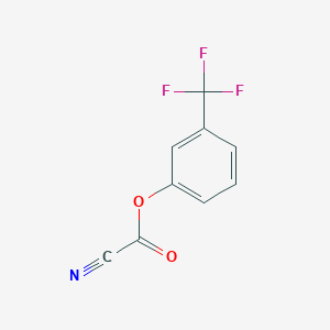 molecular formula C9H4F3NO2 B6312764 3-Trifluoromethylphenyl cyanoformate CAS No. 1357626-65-3