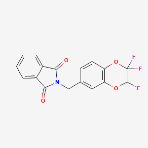 molecular formula C17H10F3NO4 B6312765 6-(N-Methylphthalimido)-2,2,3-trifluoro-1,4-benzodioxane CAS No. 1357626-62-0
