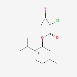 molecular formula C14H22ClFO2 B6312784 2-Isopropyl-5-methylcyclohexyl 1-chloro-2-fluorocyclopropanecarboxylate CAS No. 1357626-27-7