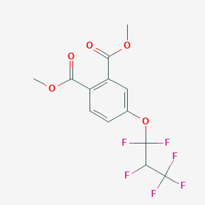 molecular formula C13H10F6O5 B6312799 Dimethyl 4-(1,1,2,3,3,3-hexafluoropropoxy)phthalate, 95% CAS No. 1357624-34-0