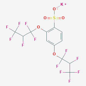 2,4-Bis(1,1,2,3,3,3-hexafluoropropoxy)benzenesulfonic acid potassium salt