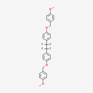 molecular formula C30H26F4O4 B6312813 1,2-Bis[[(4-methoxybenzyl)oxy]phenyl]-1,1,2,2-tetrafluoroethane CAS No. 1357624-46-4