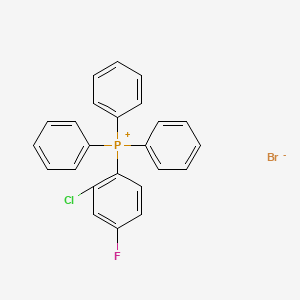 molecular formula C24H18BrClFP B6312878 (2-Chloro-4-fluorobenzyl)triphenylphosphonium bromide CAS No. 1228763-39-0