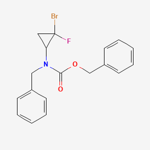 N-Benzyl-N-(2-bromo-2-fluorocyclopropyl)-2-phenoxyacetamide