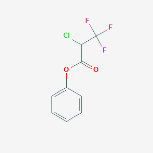 molecular formula C9H6ClF3O2 B6312916 Phenyl 2-chloro-3,3,3-trifluoropropanoate CAS No. 1357625-28-5