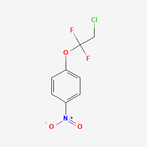 molecular formula C8H6ClF2NO3 B6312958 4-(2-Chloro-1,1-difluoroethoxy)nitrobenzene CAS No. 1357625-30-9