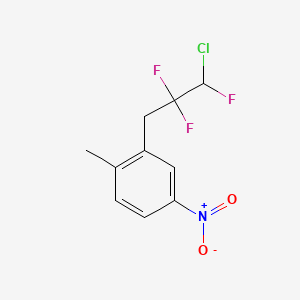 molecular formula C10H9ClF3NO2 B6313000 2-(2-Chloro-1,1,2-trifluoroethoxy)-4-nitrotoluene CAS No. 1357626-43-7