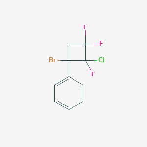 molecular formula C10H7BrClF3 B6313053 3-Bromo-2-chloro-1,1,2-trifluoro-3-phenyl-cyclobutane CAS No. 1858249-80-5