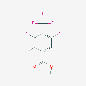 molecular formula C8H2F6O2 B6313151 2,3,5-Trifluoro-4-(trifluoromethyl)benzoic acid CAS No. 157337-83-2