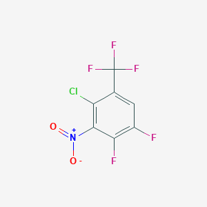 molecular formula C7HClF5NO2 B6313209 6-Chloro-2,3-difluoro-5-(trifluoromethyl)nitrobenzene CAS No. 1858255-31-8