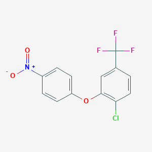 molecular formula C13H7ClF3NO3 B6313212 2-Chloro-5-(trifluoromethyl)phenyl 4-nitrophenyl ether CAS No. 1858249-65-6