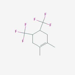 molecular formula C10H12F6 B6313259 1,2-Dimethyl-4,5-bis(trifluoromethyl)cyclohexene-1 CAS No. 1858241-23-2
