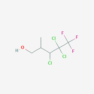 molecular formula C6H8Cl3F3O B6313320 3,4,4-Trichloro5,5,5-trifluoro-2-methylpentan-2-ol CAS No. 1858251-61-2