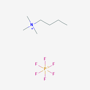 molecular formula C7H18F6NP B6313366 N-Trimethyl-N-butylammonium hexafluorophosphate, 99.5% CAS No. 945625-95-6