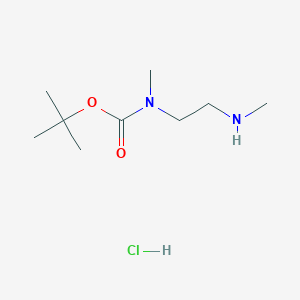 molecular formula C9H21ClN2O2 B6313472 N-叔丁氧羰基-N,N'-二甲基-1,2-乙二胺盐酸盐 CAS No. 202207-84-9