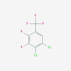 molecular formula C7HCl2F5 B6313552 4,5-Dichloro-2,3-difluorobenzotrifluoride, 99% CAS No. 1301739-82-1