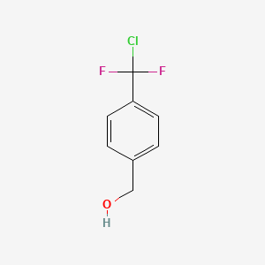molecular formula C8H7ClF2O B6313578 4-(Chlorodifluoromethyl)benzyl alcohol;  99% CAS No. 2090145-53-0