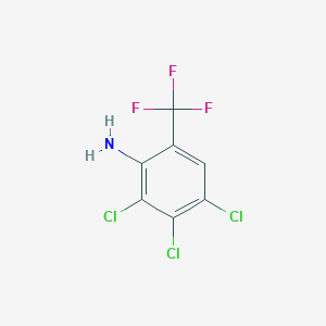 2,3,4-Trichloro-6-(trifluoromethyl)aniline, 95%