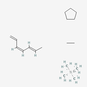 molecular formula C18H38Ti B6313618 Cyclopentadienyl(cycloheptatrienyl)titanium(II), 99% CAS No. 51203-49-7