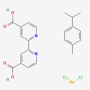 Chloro(4,4'-dicarboxy-2,2'-bipyridine)(p-cymene)ruthenium(II) chloride, 98%