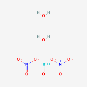 Hafnium dinitrate oxide, 99.9% (metals basis excluding Zr), Zr <0.1%, 10% w/v aqueous solution