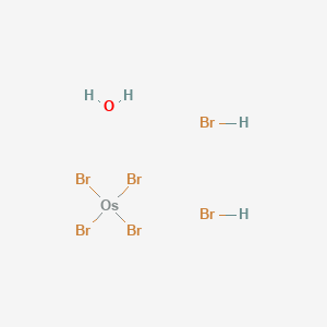 molecular formula Br6H4OOs B6313710 Dihydrogen hexabromoosmate(IV) hydrate, 99.9% (metals basis) CAS No. 56603-84-0