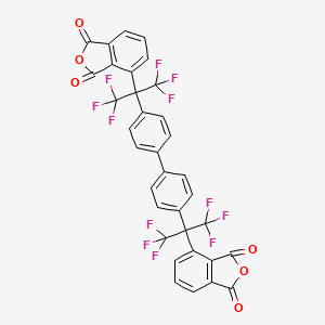 molecular formula C34H14F12O6 B6313912 4,4'-Bis[(hexafluoroisopropylidene)phthalic anhydride]diphenyl CAS No. 138954-71-9