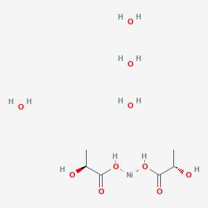 molecular formula C6H20NiO10 B6313959 Nickel(II) lactate tetrahydrate;  98% CAS No. 337970-46-4
