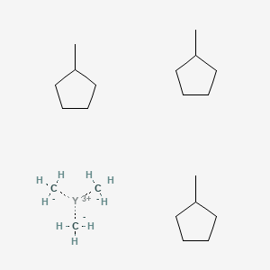 molecular formula C18H21Y B6313984 Tris(methylcyclopentadienyl)yttrium, (99.9% Y) (REO) CAS No. 329735-72-0