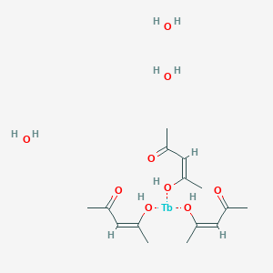 molecular formula C15H30O9Tb B6313994 Terbium(III) acetylacetonate trihydrate, (99.9%-Tb) (REO) CAS No. 16743-69-4