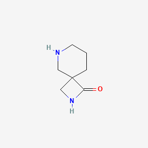 molecular formula C7H12N2O B6314035 2,6-二氮杂螺[3.5]壬-1-酮 CAS No. 1422062-20-1