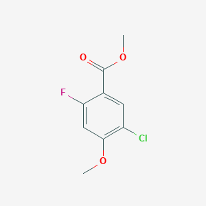 molecular formula C9H8ClFO3 B6314053 Methyl 5-chloro-2-fluoro-4-methoxybenzoate CAS No. 211172-73-5