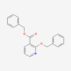 molecular formula C20H17NO3 B6314062 2-(Phenylmethoxy)-3-pyridinecarboxylic acid phenylmethyl ester CAS No. 1606979-17-2