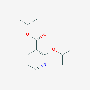 molecular formula C12H17NO3 B6314065 Isopropyl 2-isopropoxynicotinate CAS No. 1395038-12-6