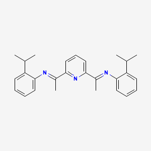 molecular formula C27H31N3 B6314163 2,6-Bis-[1-(2-isopropylphenylimino)-ethyl]pyridine CAS No. 210537-34-1