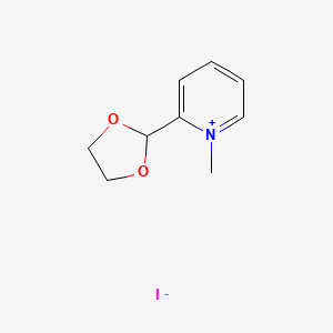 molecular formula C9H12INO2 B6314195 (Dioxolan-2-yl)-1-methyl-pyridinium iodide CAS No. 112390-98-4