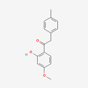 molecular formula C16H16O3 B6314196 1-(2-Hydroxy-4-methoxyphenyl)-2-p-tolylethanone CAS No. 474391-07-6