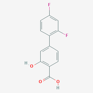 4-(2,4-Difluorophenyl)-2-hydroxybenzoic acid