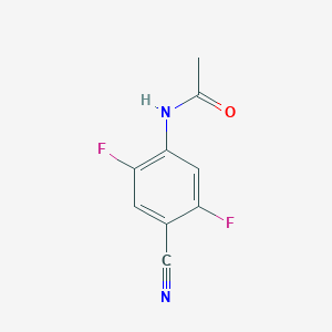 molecular formula C9H6F2N2O B6314235 N-(4-Cyano-2,5-difluorophenyl)acetamide CAS No. 368857-25-4