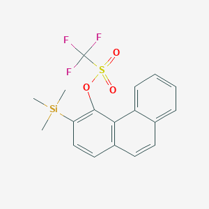 molecular formula C18H17F3O3SSi B6314256 3-Trimethylsilyl-4-phenanthryl triflate CAS No. 294183-97-4