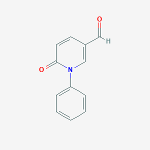 molecular formula C12H9NO2 B6314285 6-Oxo-1-phenyl-1,6-dihydropyridine-3-carbaldehyde CAS No. 914918-78-8